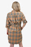 Burberry London Novacheck 3/4 Sleeve Shirt Dress Size 10