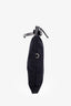 Saint Laurent Black Leather/ Canvas Medium ID Flat Messenger Bag