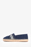Louis Vuitton Navy Canvas Starboard Flat Espadrilles Size 37
