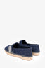 Louis Vuitton Navy Canvas Starboard Flat Espadrilles Size 37