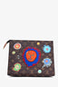 Louis Vuitton Yayoi Kusama Monogram Embroidered Toiletry Pouch 26 with Chain + Mini Pouch