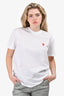 Ami White 'De Cœur' T-Shirt Size M