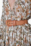 Zimmermann Tan Leather Waist Belt Size XS/S