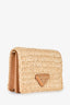 Prada Beige Crochet Cardholder with Crossbody Strap