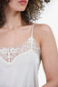 Samsoe White Lace Camisole Tank Top Size S