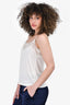 Samsoe White Lace Camisole Tank Top Size S