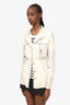 Gucci Beige Linen Utility Light Jacket Size 38