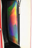 Mugler Red Grained Leather Clutch