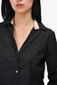 Burberry Black Button-Down Top Size S