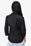 Burberry Black Button-Down Top Size S