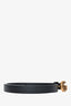 Gucci Black Leather 'GG' Belt Size 70