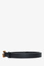 Gucci Black Leather 'GG' Belt Size 70