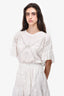 IRO White Eyelet Detail Mini Dress Size 36
