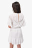 IRO White Eyelet Detail Mini Dress Size 36