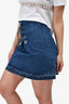 Sandro Blue Denim High Waisted Skirt Size 1