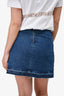Sandro Blue Denim High Waisted Skirt Size 1