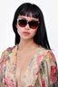 Tom Ford Brown Tortoiseshell Cat Eye Sunglasses