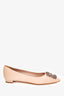 Manolo Blahnik Pink Satin Hangisi Flats Size 38