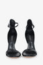 Casadei Black Leather Sandals Size 38.5