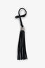 Saint Laurent Black Leather Chevron Tassel Lou Belt Bag