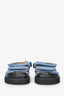 Isabel Marant Blue Denim Padded Dad Sandals Size 38