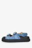 Isabel Marant Blue Denim Padded Dad Sandals Size 38
