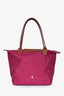 Longchamp Purple Nylon Small Le Pliage Original Tote (As Is)