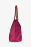 Longchamp Purple Nylon Small Le Pliage Original Tote (As Is)