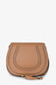 Chloe Brown Leather Large Marcie Crossbody