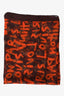 Louis Vuitton x Stephen Sprouse Brown/Orange Silk Graffiti LV Monogram Scarf
