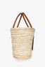 Jimmy Choo Woven/Leather Beach Bag