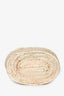 Jimmy Choo Woven/Leather Beach Bag