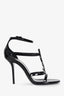 Saint Laurent Black Patent Leather 'Cassandra' Heels Size 35.5