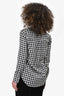 Equipment Black and White Silk Blend Houndstooth Button up Size XS