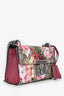 Gucci Monogram Bloom Canvas Padlock Shoulder Bag