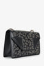 Saint Laurent Black Leather/Python Studded Betty Crossbody