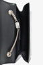 Saint Laurent Black Leather/Python Studded Betty Crossbody