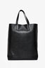 Celine 2015 Black Leather Small Vertical Cabas Bag with Strap