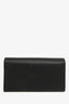 Gucci Black Leather Dollar Interlocking G Logo Continental Wallet