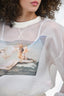 Selkie Oatmilk Ghosted Crewneck Sweater Size S