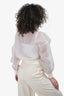 Selkie Oatmilk Ghosted Crewneck Sweater Size S