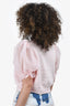 Selkie Pink 'The Minnie' Mesh Crewneck Sweater Size XS
