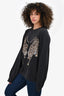 Show Me Your MuMu Grey Graphic Sweatshirt Size M
