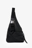 Prada Black Leather 'Cross' Sling Bag