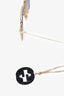 Gucci Gold Chain Trim Framed Square Sunglasses