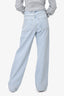 Agolde Light Wash Denim Wide Leg 'Fusion' Jeans Size 25