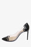 Nicholas Kirkwood Black Patent/PVC Pointed Toe Heels Size 38
