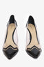 Nicholas Kirkwood Black Patent/PVC Pointed Toe Heels Size 38