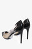 Nicholas Kirkwood Black Patent/PVC Pointed Toe Heels Size 38