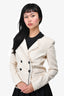 Isabel Marant Etoile Cream/Black Tweed Jacket Size 38